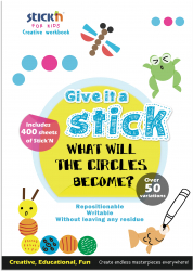 Carte Creativa Stickn Circle - Cercuri Neon Asortate 