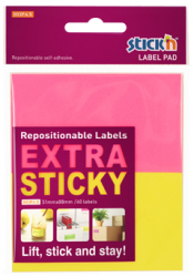 Etichete Autoadezive 51 X 88 Mm 2 X 30 Etichete/set Stickn Extra Sticky Label - Neon Asortate 