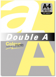 Hartie Color Pentru Copiator A4 80g/mp 100coli/top Double A - Lemon Intens 