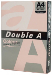 Hartie Color Pentru Copiator A4 80g/mp 25coli/top Double A - Pastel Flamingo 