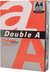 Hartie Color Pentru Copiator A4 80g/mp 100coli/top Double A - Rosu Intens 