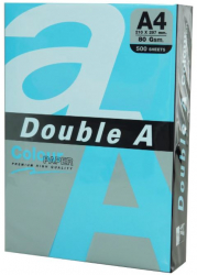 Hartie Color Pentru Copiator A4 80g/mp 500coli/top Double A - Albastru Intens 