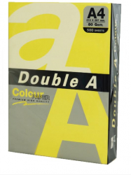 Hartie Color Pentru Copiator A4 80g/mp 500coli/top Double A - Lemon Intens 