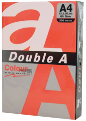 Hartie Color Pentru Copiator A4 80g/mp 500coli/top Double A - Rosu Intens 
