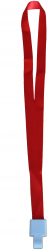 Lanyard Textil 15mm Latime sliding Clip Kejea - Rosu 