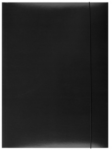 Mapa Din Carton Plastifiat Cu Elastic 300gsm Office Products - Negru 