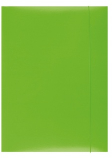 Mapa Din Carton Plastifiat Cu Elastic 300gsm Office Products - Verde 