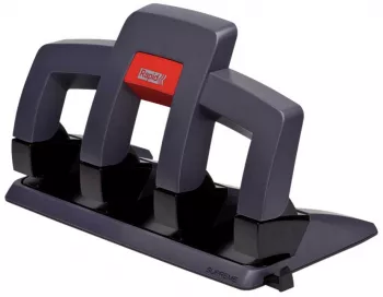 Perforator Metalic Rapid Supreme Sp34 Pressless 30 Coli 4 Perforatii Cutie Negru 