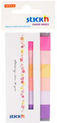 Stick Index Hartie Color 45 X 15 Mm 6 X 30 File/set Stickn - 6 Culori Neon Si Pastel 