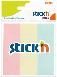 Stick Notes Index 76 X 25 Mm 3 X 50 File/set Stickn - 3 Culori Pastel 