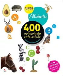 Alfabetul. 400 de autocolante refolosibile - ed. litera