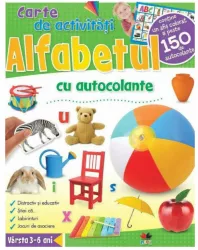 Alfabetul. carte de activitati cu autocolante. reeditare