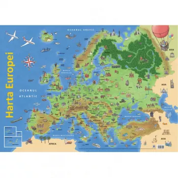 Harta europei - plansa