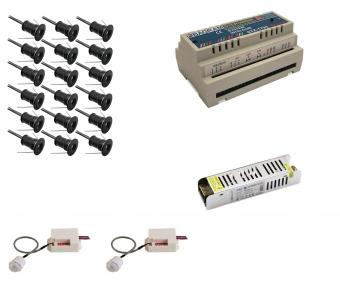 KIT ILUMINAT INTELIGENT PENTRU SCARI CU SPOTURI MAX 18 TREPTE 