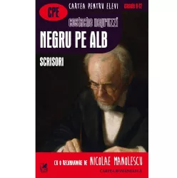 Negru pe alb. scrisori Cartea Romaneasca - Costache Negruzzi