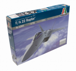 Kit de construit avion F-22 Raptor / Lungime 26.3 cm / Scara 1 72 / 14+ 