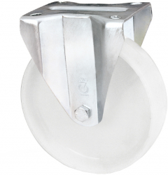 Roata fixa din poliamida cu placa 125 mm 130 kg