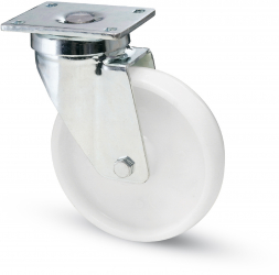 Roata pivotanta din poliamida cu placa 100 mm 120 kg 