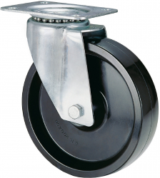 Roata pivotanta rezistenta pana la temperaturi de 280 grade Celsius 125 mm 170 kg 