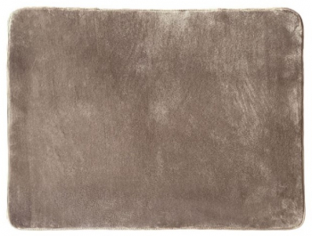 Covor decorativ dreptunghiular moale placut la atingere maro 110x90 cm 