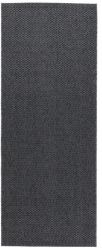 Covor decorativ tip traversa pentru exterior si interior tesatura plata impermeabil 200x80 cm gri inchis