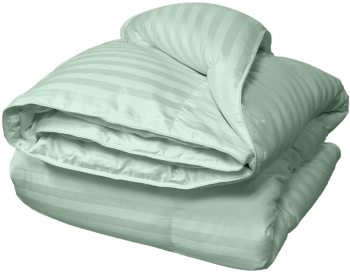 Pilota matlasata cu umplutura lana si invelis din damasc pentru iarna 400 g/mp Vernil 180x210 cm 