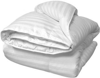 Pilota matlasata cu umplutura microfibra si invelis din damasc pentru vara 200 g/mp Alb 180x210 cm 