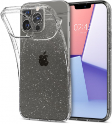 Husa premium Liquid Crystal compatibila cu iPhone 13 Pro Glitter Crystal