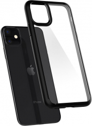 Husa premium Ultra Hybrid compatibila cu iPhone 11 Negru 