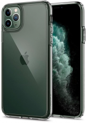 Husa premium Ultra Hybrid compatibila cu iPhone 11 Pro Max Transparent 