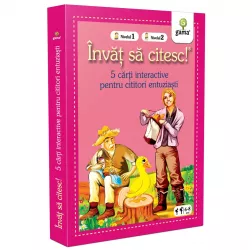 Pachet pentru copii invat sa citesc pentru cititori entuziasti 6-8 ani vol.3 5 carti
