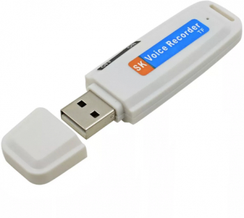 Mini Reportofon Spion iUni STK99i Stick USB Alb 