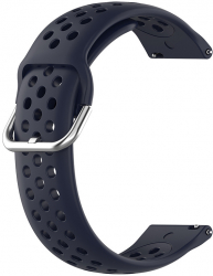 Curea din silicon pentru Samsung Galaxy Watch 4 Galaxy Watch Active 1/2 40 - 44 mm Huawei Watch GT GT 2 GT 3 42 mm Bleumarin BBL5940 