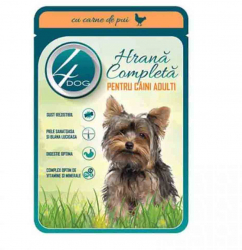 Hrana Umeda pentru Caini 4 Dog Pui 100 g 