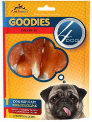 Recompense pentru Caini 4DOG Goodies Chicken Leg 100 g 