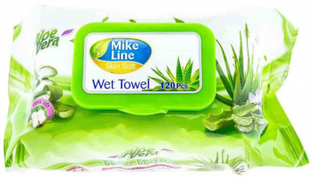 Servetele Umede cu Capac Mike Line Aloe Vera 120 Buc/Pachet