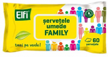 Servetele Umede Elfi Family 60 Buc - COLL27366