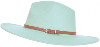 Palarie panama din stofa PAMI PD-0522-77 58 cm Verde 