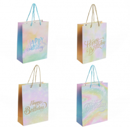 Set de 4 pungi cadou PAMI PC-621-54M 32x26x10 cm Multicolor 