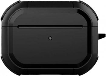 Husa pentru Apple AirPods Pro 1/2 Design minimalist Bibilel Negru MON-BBL6138 
