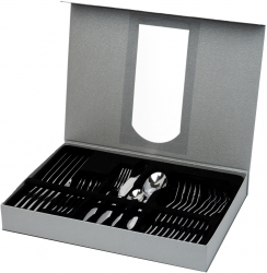 Set 24 tacamuri stainless stell pentru 6 persoane RAWI-001 crom 