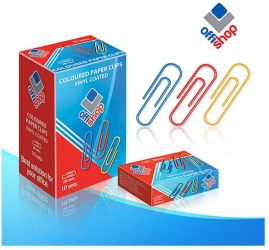 Agrafe birou color 28 mm 100 buc/cutie - OFFISHOP 