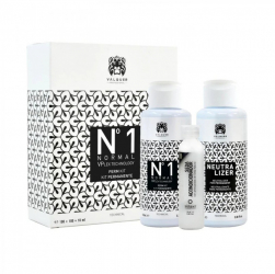Kit solutie permamenta nr. 1 pentru par normal 100+100+10 ml Valquer 