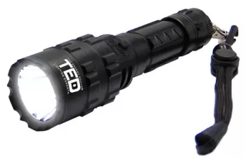 Lanterna 10w Aluminiu Cu Acumulator 18650 cu incarcator retea 