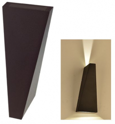 Lampa Led Montaj Perete 6w 4000k Alb Neutru Ip65 Negru 