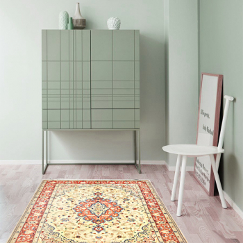 Covor persan Yazd tesut manual lana dimensiuni 239x163 cm 