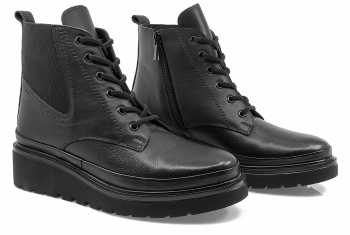 Ghete dama Caspian Cas-3541 casual piele naturala negru 36 
