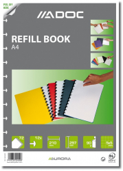 Rezerva Caiet A4 72 File - 90g/mp Aurora Adoc - Matematica 