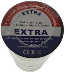 Banda izolatoare PVC18MB 18m lungime 19mm latime 0 18mm grosime neagra 