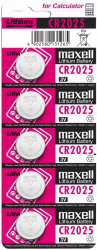 Baterie CR2025 3V Maxell litiu 5 bucati/blister pret/set 